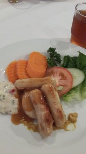 Main dish 1 - Grilled sausage